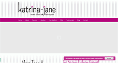 Desktop Screenshot of katrina-jane.com